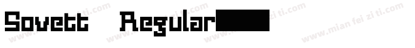 Sovett Regular字体转换